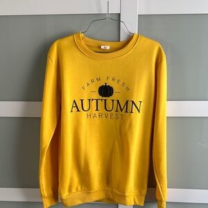 Amazon Yellow Autumn Harvest Sweatshirt